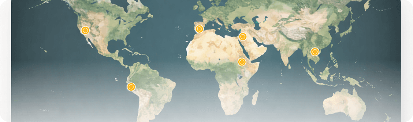 Global Presence Map